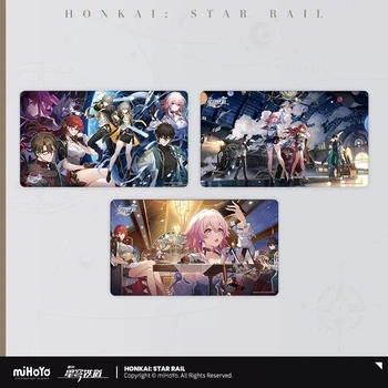 Официальная игра Honkai: Star Rail Тематическая серия Коврик для мыши с принтом, салфетка из микрофибры, Настольная дорожка, Аксессуары для косплея, Хэллоуин для Детей