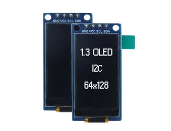 1,3-Дюймовый OLED-дисплей 64 × 128 ЖК-модуль SH1107 LCD 1,3 
