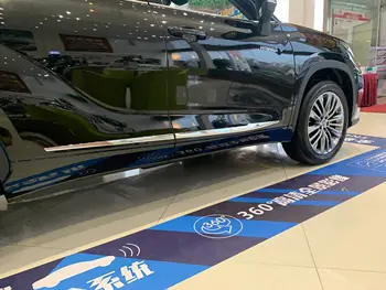 Боковая Хромированная Накладка На Молдинг Двери Кузова Для 2020 2021 2022 Toyota Highlander, Аксессуары В Стиле автомобильного Декора