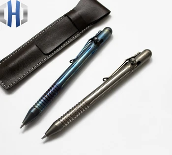 Ручка для пистолета EDC из титанового сплава, мужская и женская защитная ручка, тактическая ручка для подписи, ручка для разбитого окна