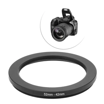 Металлические понижающие кольца диаметром от 52 мм до 42 мм, адаптер для объектива, фильтр, инструмент для камеры, аксессуар, новый