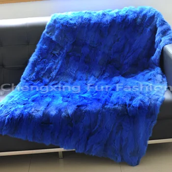 CX-D-12/Z 130x150 см, хит продаж, одеяло из кроличьего меха в стиле пэчворк на заказ/меховой ковер ~ Прямая поставка