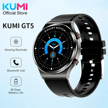 Умные часы KUMI GT5 RGB Bluetooth Call Фитнес Пульсометр Кровяное давление Кислородный монитор 30 Дней автономной работы Водонепроницаемый IP68