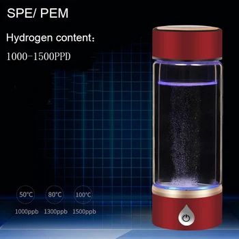 Новый генератор SPE/PEM, обогащенный водородом, Бутылка ионизатора воды, Раздельное использование ПЭТ-бутылок с H2 и O2 с высоким содержанием чистого водорода