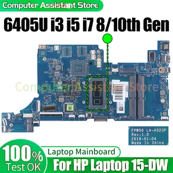 Для HP 15-DWLaptop Материнская плата LA-H323P L51986-601 L51985-601 L68076-601 L68077-601 6405U i3 i5 i7 8/10-го поколения Материнская плата для ноутбука