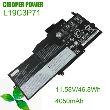 CP Натуральная батарея для ноутбука L19C3P71 11,58 В/46,8 Втч/4050 мАч L19M3P72 L19M3P73Для Thinkpad X1 Nano Gen 1 5B10W13964/2/3 SB10T83205/6