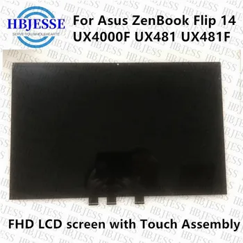 Оригинальный 14-дюймовый 90NB0P61-R20020 Для Asus ZenBook Flip 14 серии UX4000F UX481 UX481F Ноутбук ЖК-панель с сенсорным экраном В Сборе
