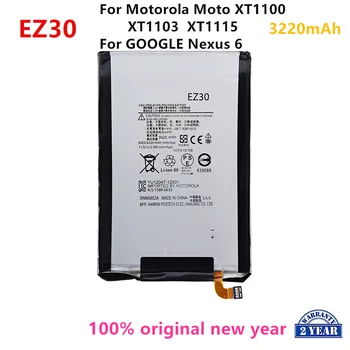 100% Оригинальный Аккумулятор EZ30 3220mAh Для мобильных телефонов Motorola Moto XT1100 XT1103 XT1115/Google Nexus 6