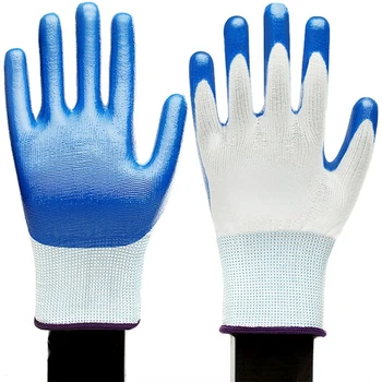 Лидер продаж, 1 пара рабочих перчаток GMG, защитные перчатки садового механика, женские Мужские перчатки, нитриловые рабочие перчатки