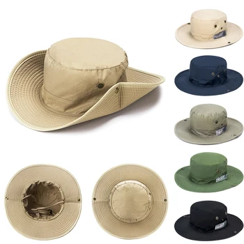 Летняя Однотонная Уличная Мужская Солнцезащитная шляпа Большого размера с большой Головой, Женская Пляжная шляпа Рыбака, Панамская кепка, Большие Размеры, Шляпы-ведра