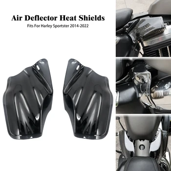 1 пара Мотоциклетных Седел Воздушный Дефлектор Теплозащитные Экраны Для Harley Sportster 883 Iron 48 1200 Forty Eight XL1200 2014-2020 2021 2022