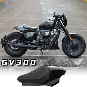 Новый Ретро Мотоцикл Спортивного Стиля, Удобная Плоская Двойная Подушка Сиденья С Задним Крылом для GV125S GV300S