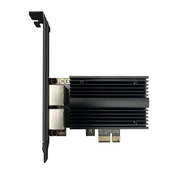 Гигабитная сетевая карта PCI-E 2,5 G Двухпортовая проводная сетевая карта Ethernet Сетевая карта Игровая сетевая карта