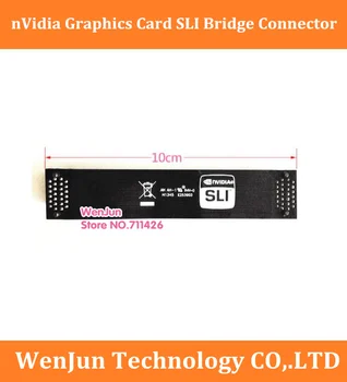 лучшая цена Высококачественная карта nVidia SLI Bridge PCI-E Графический разъем 10 см Мостовое соединение для видеокарты-2 шт./лот