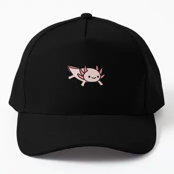 Бейсболка Axolotl, шляпа в стиле хип-хоп, Женская Спортивная Кепка С принтом, Черная, Весенняя, Солнцезащитная, для улицы
 Шляпка Для мальчиков, мужская, однотонная, летняя