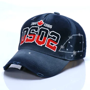 бренд DSQ2 Бейсболка для мужчин и женщин с вышивкой букв DSQ2, шляпа для папы, хип-хоп шляпа, Кепка для дальнобойщика, Спортивная повседневная шляпа