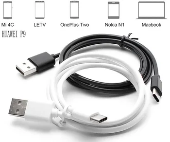 1 М 3 фута USB Type-C Кабель 3.1 Type C USB C Кабель USB для Синхронизации данных Кабель для зарядки Macbook Xiaomi 4c Onplus2 NEXUS 5X6 300 шт./лот