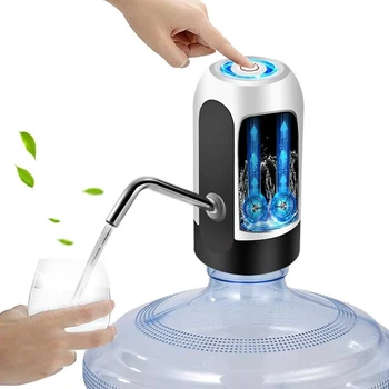 2023 Портативный Насос для бутылки с водой, Зарядка через USB, Электрический Диспенсер для воды, Насос для воды с Автоматическим переключением, Диспенсер для питья