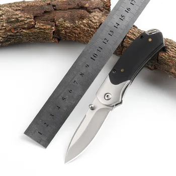 Складной Карманный Мини-нож A25 для Кемпинга на открытом воздухе с лезвием 440C из дерева или ручкой G10 Для Выживания, Тактические Охотничьи Фруктовые Ножи EDC Инструменты