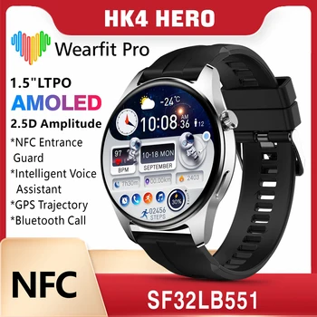 Смарт-часы HK4 Hero 2023 Pro Max с фонариком для фитнеса, спорта, сердечного ритма, мужские и женские умные часы серии 8 Ultra для IOS Android