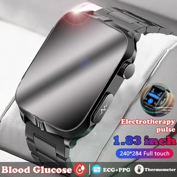 Новые мужские умные часы ECG + PPG NFC IP68, водонепроницаемые, для мониторинга высокого кровяного давления, гипергликемии, гиперлипидемии, женские умные часы
