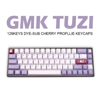 GMK Tuzi Large Set Cherry Profile PBT Keycap DYE-SUB Английские Индивидуальные Колпачки для механической клавиатуры 61/64/68/75