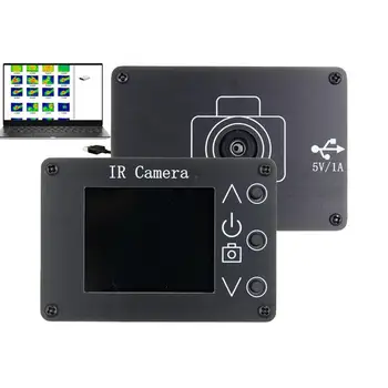 Тепловизионная Камера MLX90640 Камеры Тепловизионный Тепловизор Датчик Температуры 1,8-дюймовый Ручной ИК-Термограф