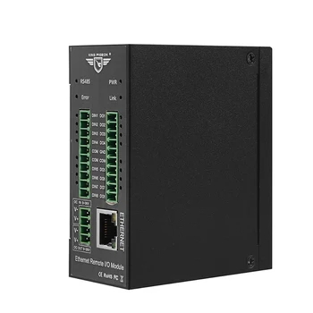 Модуль удаленного ввода-вывода RS485 Serial to Ethernet Converter поддерживает Высокоскоростной импульсный выход Modbus TCP для управления шаговым двигателем 16 DO