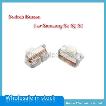 10 шт./лот, кнопка включения/выключения питания 4 мм для Samsung Galaxy S4 S3 i9300 S2 i9100, запасные части для гибкого кабеля