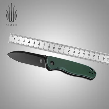Эксклюзивный складной нож Kizer Mojave Ki3619M1 Drop Bear с алюминиевой ручкой, Охотничий нож со стальным лезвием S35VN для мужчин
