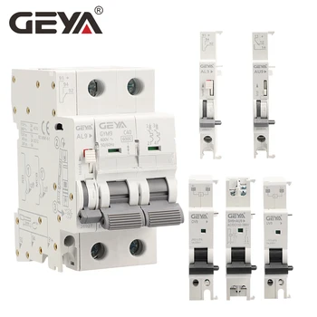 Автоматический выключатель GEYA GYM9 1A-63A Вспомогательный Контакт Аварийного отключения Контактного шунта, Устройство для отключения от пониженного напряжения