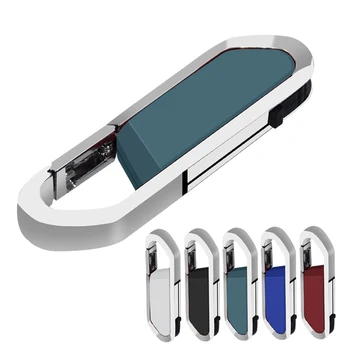 Флэш-накопитель USB 2.0 64 ГБ Скоростная карта памяти, брелок для ключей, ручки-накопители, Металлические флешки, устройства для хранения творческих деловых подарков