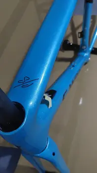 Легкий дорожный велосипед карбоновая рама сине-черная велосипедная рама 44/49/52/54/56/58 см с v-образными тормозами велосипедная рама SL6 велосипедная рама