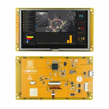 7-дюймовый графический сенсорный экран HMI с контроллером + программа + интерфейс RS232/TTL для промышленного оборудования