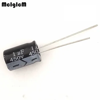 1000шт Алюминиевый электролитический конденсатор 1 мкФ 450 В 8 * 12 Электролитический конденсатор